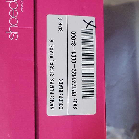 ShoeDazzle Stassi Black Silver Studded Heels - Picture 3 of 6